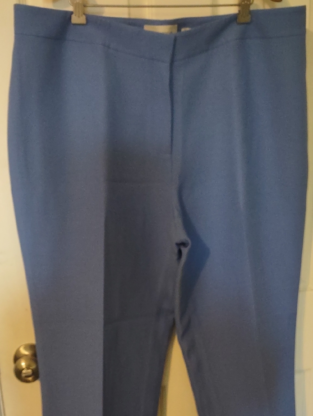 Lafayette 148 New York Tailored Straight-Leg Dress Pants - Blue size 18 - Picture 2 of 7